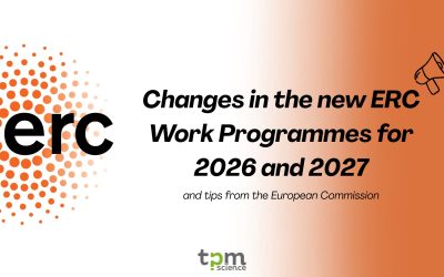 Big changes in the ERC Work Programmes for 2026 and 2027
