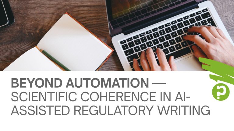 Beyond Automation: Scientific Coherence in the Era of AI-Assisted Regulatory Writing